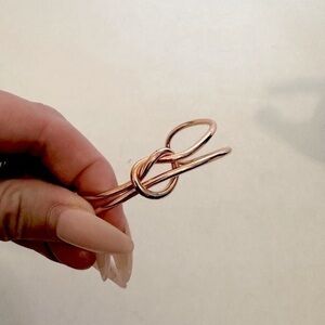 Dainty Bracelet, Tie the Knot Bracelet, gold Stainless Steel Love Knot Bracelet